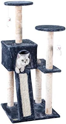ללכת לחיות מחמד מועדון 44 פינת חתול עץ קיטי גרדן מגדל חתלתול דירה בית ריהוט עם מגרד לוח &מגבר;
