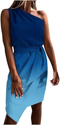 שמלות קיץ אסתטיות של ISEXY הדפס אסתטי רופאה מזדמן עניבה עניבה צבעונית אורך ברך שמלת נשים מחוץ לכתף לנשים