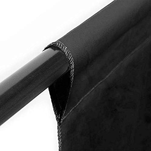לימוסטודיו 9 'איקס 13 ' / 108 איקס 156 צילום סטודיו טהור שחור מפוברק רקע רקע מסך עבור תמונה וידאו