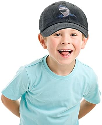 כובע כריש מסוכן של בנים, כובע בייסבול דיג לילדים בגילאי 3-11
