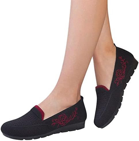 סנדל טריז קטן אופנה נעליים סולידיות נעליים סולידיות צבע הדפסת סוליה רכה נושם נעליים מזדמנות לנשים נשים