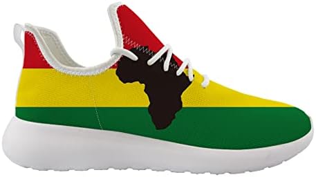 Owaheson Africa Rasta Reggae Flag's Sports Sports Tennis Tennis נושם נעליים קלות נעלי Sliecer Sliecer