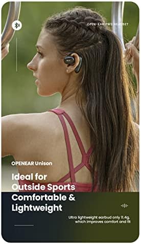 אוזניות אוזניות פתוחות קליפ אוזן קליפ עצם העברת אולטרה סיבולת ארוכה Bluetooth 5.3 אוזן פתוחה אטום מים אטומים