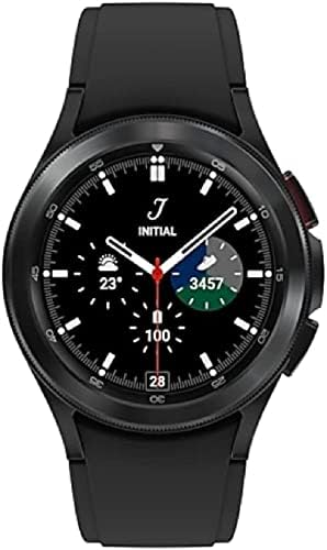 Samsung Galaxy Watch 4 Smartwatch קלאסי 42 ממ עם רצועה נוספת כלולה, שינה צג, שחור - SM -R880NZKCXAA