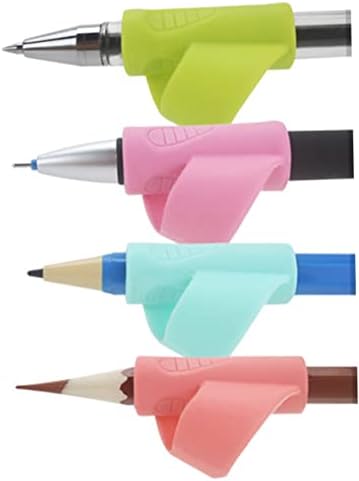 טופיקו 3 יחידות ילדים כלים עפרונות אצבע אוחז עיפרון מחזיק ידית תיקון עט מחזיק מאמן ילד כתב יד כתיבה יציבה תיקון