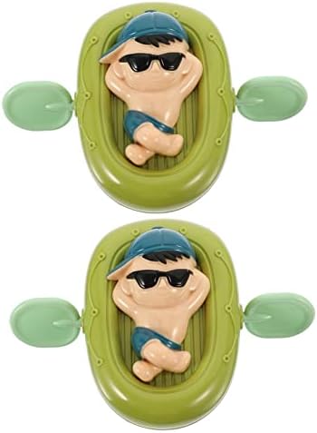 צעצועים 2 יחידים סירת מים בריכת פעוטות בריכת תינוק פעוטות אמבטיה צעצועים ילדים משחקים אמבטיה ירוקה סט