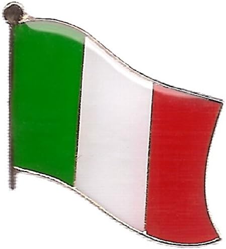 חבילה של 3 איטלקי דגל דש סיכות, איטליה דגל פין