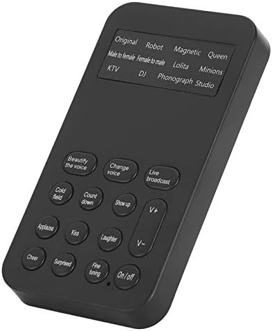 אוניברסלי קול מחליף טלפון מחשב מיני כרטיס קול מיני קול מחליף זכר לנקבה משחק שידור חי כף יד מיקרופון