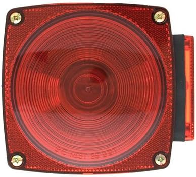 אוריה מוצרים 440011 4-1 / 2 כיכר אדום אות אור עם רישיון תאורה