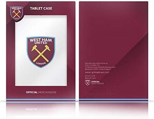 עיצובים לתיק ראש מורשה רשמית West Ham United FC Declan Rice 2021/22 שחקנים ערכת בית ערכה עור ארנק עור מארז תואם