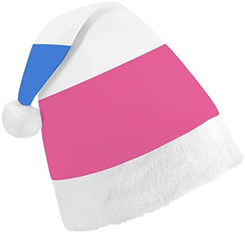 מוצע נפרד הטרוסקסואלים גאווה דגל חג המולד כובע סנטה כובע מצחיק חג המולד כובעי חג מסיבת כובעי עבור נשים