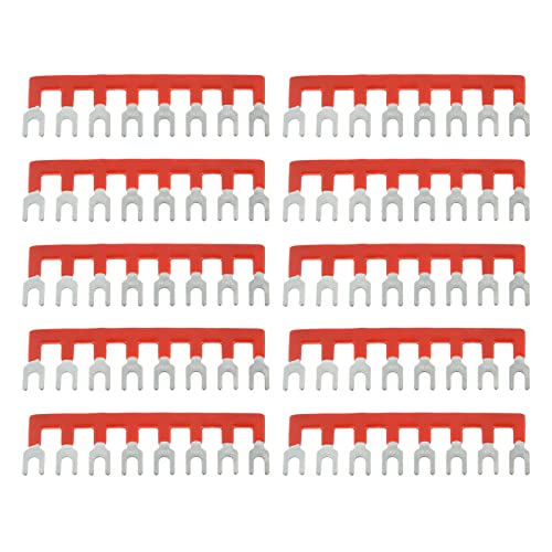 מסוף הרצועה, אדום נחושת סדרת שחפת נדן מחסום מזלג סוג פס 10 יחידות עבור אתרי בנייה