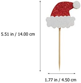 10 יחידות נייר חג המולד מיני עוגת כובע לחג המולד קוטב עיצוב לקישוטים לבית/קיר/חדר