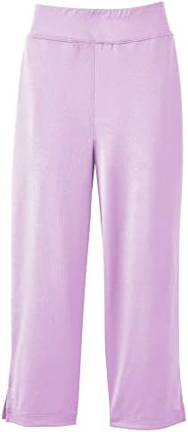 מכנסי קפרי קדמיים שטוחים-טק לאומיים-רצועת המותניים השטוחה, רצועת הלחות-ג'רזי מתיחה לחות, UPF 50+