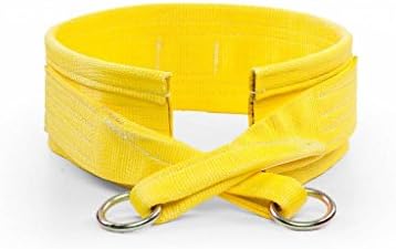 חגורת Spud Squat חגורה צהובה להרימת משקל אימוני כוח והרמת כוח