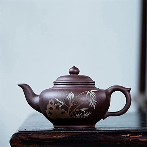 קומקום תה מודרני מפורסם חימר סגול מפורסם חרס סגול קומקום 330 מל תה בית ביתי בעבודת יד ערכת תה קומקום