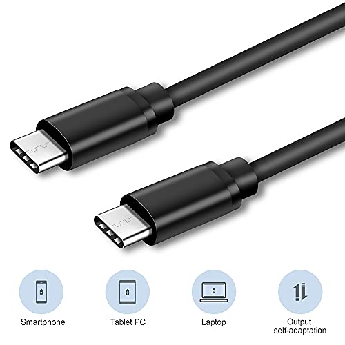 J-ZMQER 5ft USB Type-C ל- USB-C 3.1 כבל טעינה זכר לזכר תואם למחשב נייד Huawei Xiaomi