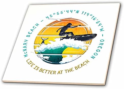 3דרוז חופים אמריקאים-חוף מקנרי, מחוז אומטילה, אורגון מתנה שיקית-אריחים