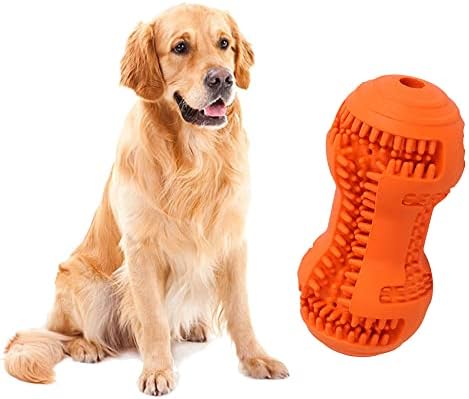 צעצועים של KYJX כלבים, עצמות גור אינטראקטיביות של גומי עם ניקוי שיניים ועיסוי מסטיק, צעצועי חיות מחמד