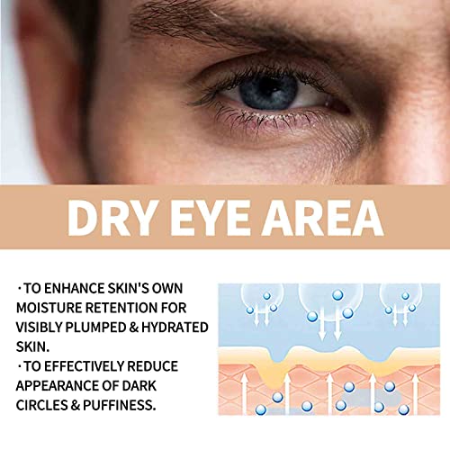סרום גלגלת העיניים, רולר עיסוי העין של גברים מעסה לחות וגלגל עיניים חיוני להבהיר קווים דקים,