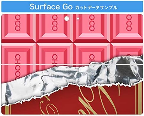 כיסוי מדבקות Igsticker עבור Microsoft Surface Go/Go 2 אולטרה דק מגן מדבקת גוף עורות 002444 שוקולד ורוד