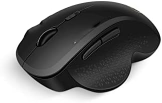 עכבר אלחוטי עכבר אלחוטי עכבר ארגונומי מחשב עכבר אופטי מוס עם מקלט 6 כפתורים אלחוטי