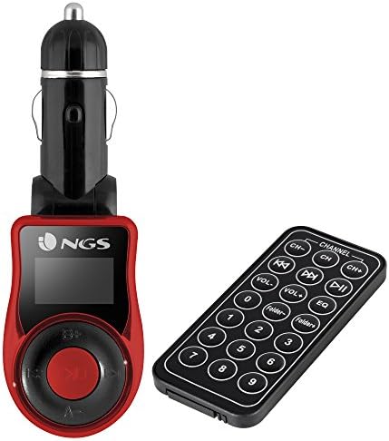 NGS - CAR MP3 נגן NGS MREMMP0047 SPARK V2 FM USB SD/MMC אדום שחור