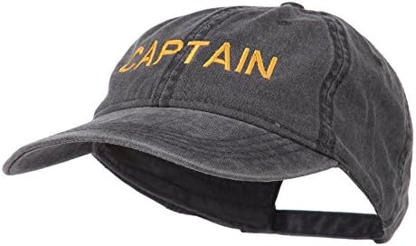 E4Hats.com קפטן רקום כובע שטוף פרופיל נמוך