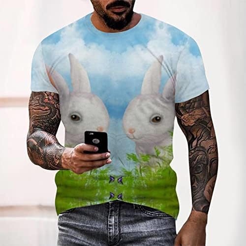 2023 פסטיבל ביצת ארנב פסחא חדש פסטיבל דיגיטלי תלת מימד חולצה מודפסת חולצה חולצה עליונה חולצות חולצות