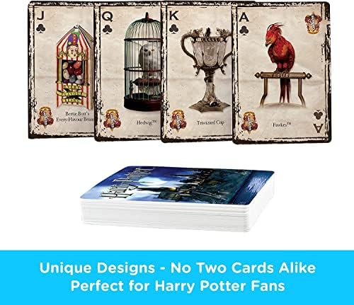 דלי הארי פוטר קלפי משחק - חפיסת קלפים לפי נושא למשחקי הקלפים האהובים עליכם-סחורה ואספנות של הארי פוטר ברישיון