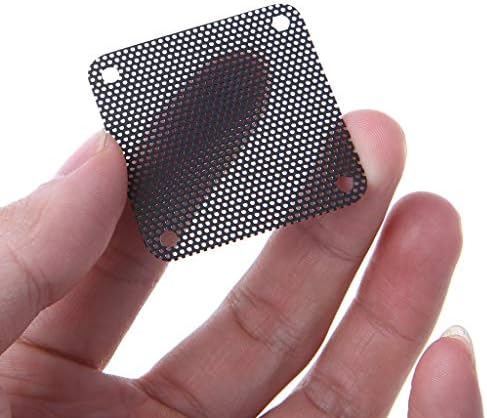 Tegongse 5 יח 'פילטר אבק למאוורר קירור מחשב מחשב, Cuttable - שחור אבק אבק עמיד לרשת רשת מכסה לשלדה ביתית