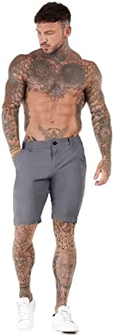 מכנסיים קצרים של גנטו לגברים רזים מתאימים מתיחה 9 מכנסיים קצרים של צ'ינו