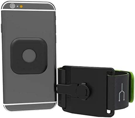Navitech Black טלפון נייד עמיד למים פועל חגורת חגורת מותניים - תואם לסמארטפון C5LBLU C5L