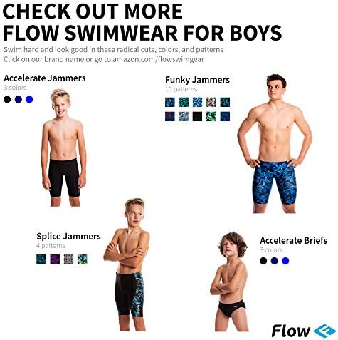 זרימת זרימה של ג'אמר בגדי ים - שחייה שחייה לשחייה בבנים בגודל 21 עד 32