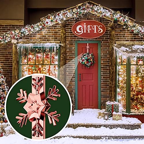 Fovths 3 חבילות קול חג המולד קולב 14.5-20 קולב זרים מתכוונן עם גנום, פתית שלג ואייקוני איילים מעל