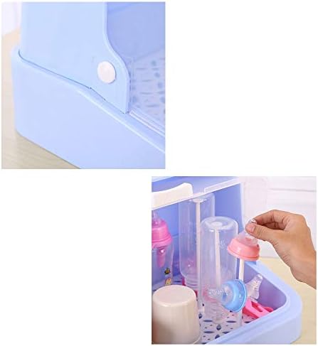 ג'הה פלסטיק שקוף מאכלת תינוקות מזינים מתלה מתלה מנות מזכוכית מזנון מארגן קופסאות אחסון עם מכסה למטבח