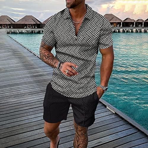 חולצות קיץ של BMISEGM לגברים בגברים 3D 3D חליפות שרוול קצר חוף חוף הטרופי הוואי ספורט ספורט ספורט סוויטת