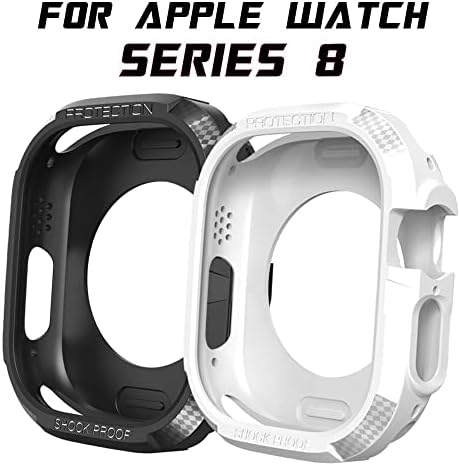 TRDYBSK TPU רך מארז למארז Apple Watch 49 ממ מגן עמיד למים עמיד למים של סיבי פחמן עבור IWatch