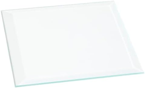 פלימור מרובע 3 מ מ זכוכית שקופה משופעת, 3.5 אינץ ' על 3.5 אינץ