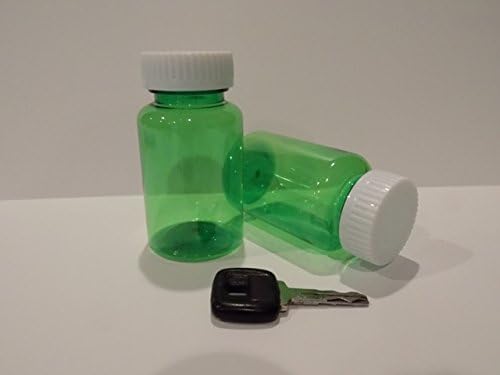 פלסטיק נסיעות בורג-למעלה רחב פה פקר בקבוקי מיכל צנצנות ברור ירוק 5 אונקיה גודל חבילה של 12 יחידות