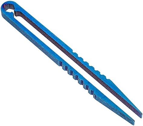 נייד טיטניום סגסוגת הישרדות להרים פינצטה חיצוני גאדג ' ט עבור קמפינג טיולים כחול ריס כלי ריס פינצטה