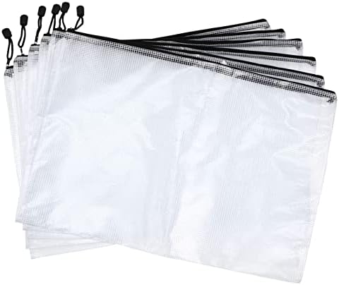 סטובוק 12 יחידות מתנת סטודנטים פלסטיק מעטפת לבן פאזל תלמיד רוכסן שקיות משרד קוסמטי קובץ מחזיקי אספקת
