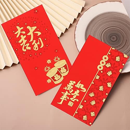 60 יחידות אדום מעטפות סיני אביב פסטיבל מתנה לשנה חדשה כסף מעטפות עבור בית / קיר / חדר קישוטים
