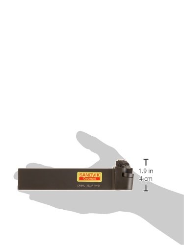 Sandvik Coromant Crsnl 3232p 19-ID מחזיק תוספת פונה, שוק מרובע, פלדה, חיצוני, מהדק, יד שמאל, רוחב 32