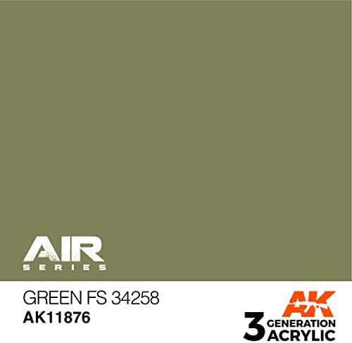 AK Acrylics 3Gen Aircraft AK11876 ירוק FS 34258