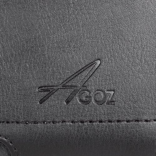 AGEZ נשיאה מארז לכנף LG 5G, נרתיק קליפ של חגורת עור כיס עם לולאות חגורה וסגירה מגנטית