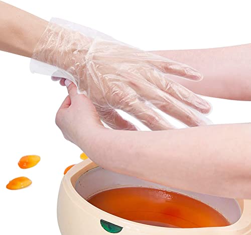 בינטה 100 יחידות פלסטיק חד פעמי כפפות טיפול עבור מחוספס יבש סדוק יד להפחית עור מת או מטבח מזון כפפות