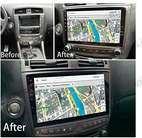 Bestycar 10.1''Android רדיו סטריאו לרכב עבור Lexus IS250 IS200 IS220 IS300 2006-2012 אוקטה ליבה