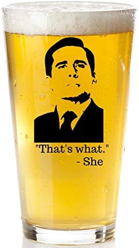סט כוסות בירה עם 3 חבילות סחורה משרדית - זה מה שהיא אמרה, מייק הכלא, דובי סלק באטלסטאר גלקטיקה
