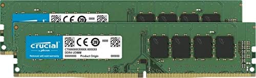 צרור זיכרון מכריע עם 32GB DDR4 PC4-21300 2666 MT/S DR X8 DIMM 288 פינים תואם ל- Optiplex SFF, מגדל